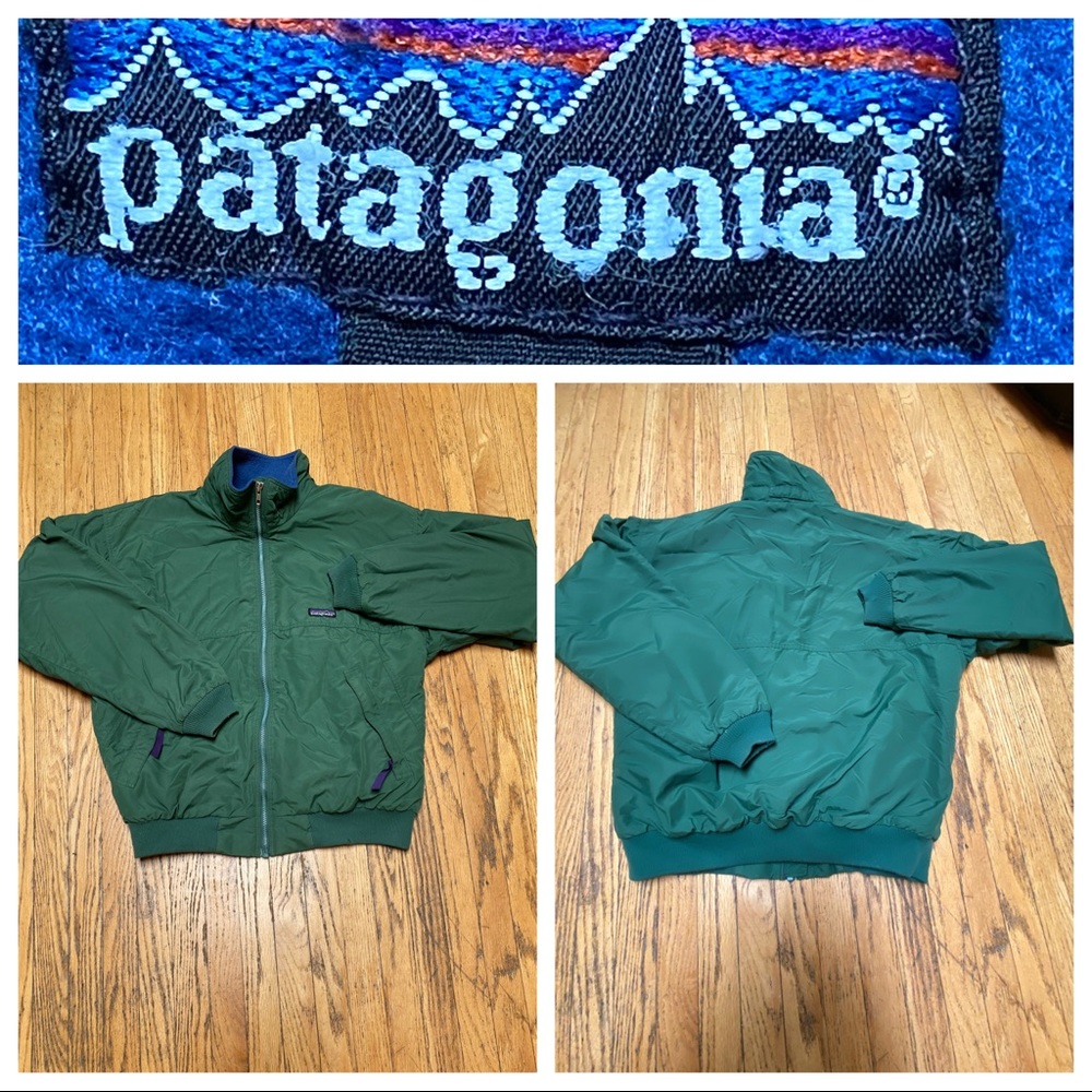 Rare Vintage USA Made Patagonia Fleece Lined Jacket Sz Mens M